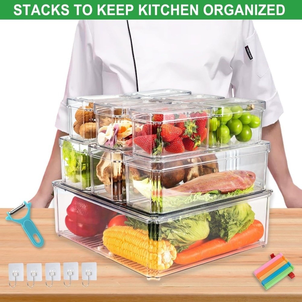 Praktische transparante koelka - Food Storage Practices recensie en prijs