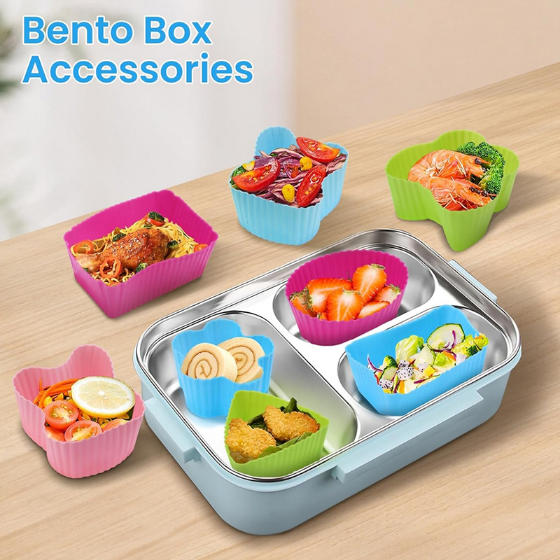 8PCS Siliconen Lunchbox Verdel - Food Storage Unit recensie en prijs