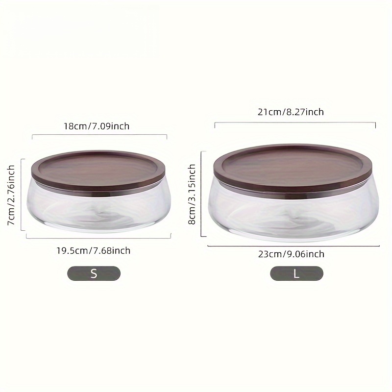 Set van 2 glazen voorraadpotte - Food Storage Glass Set recensie en prijs