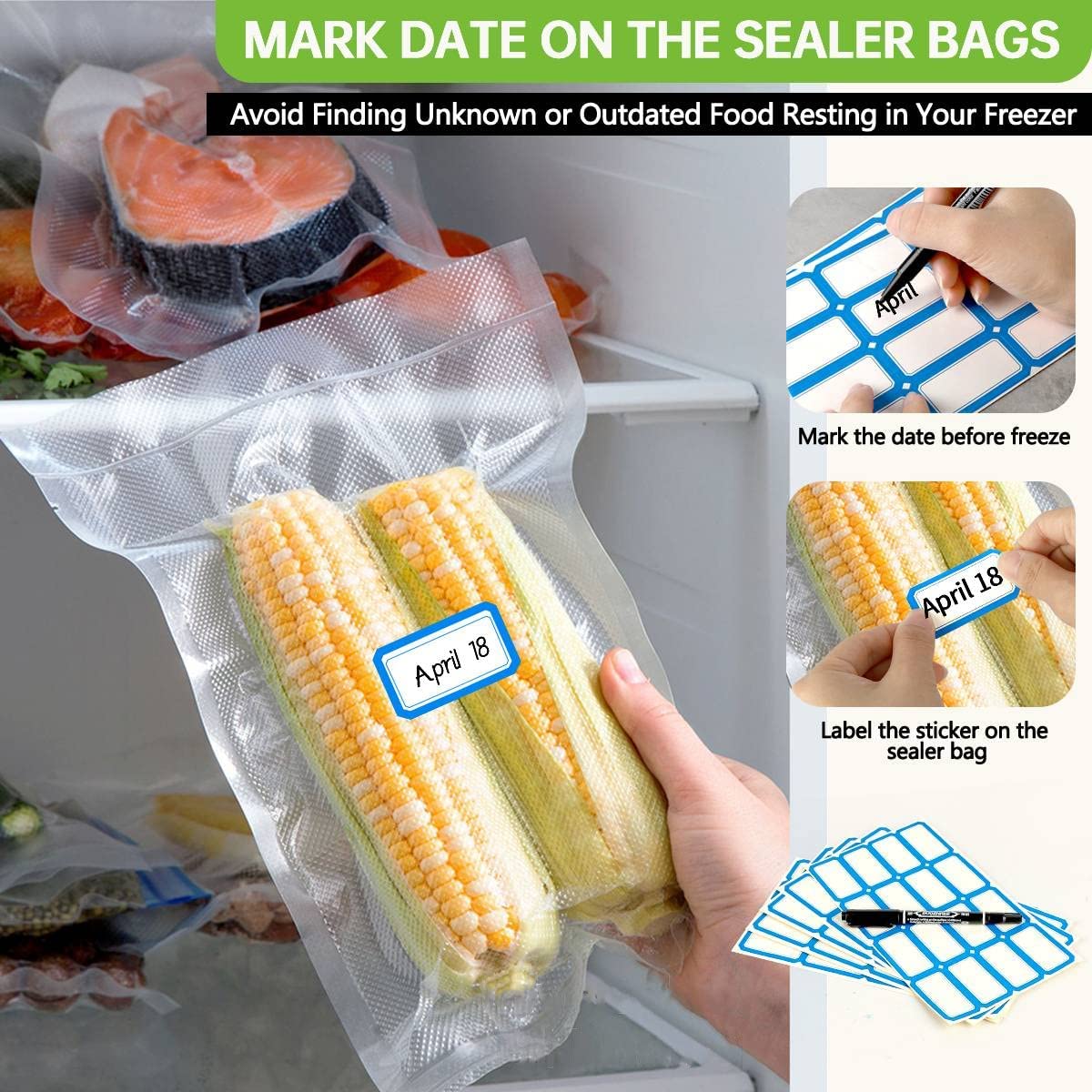 500 cm/rollen voedselvacuümzak - Food Storage Vacuum Bags recensie en prijs