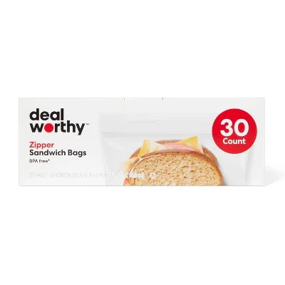 Sandwichzakjes - 30 stuks verp - Food Storage Zipper recensie en prijs