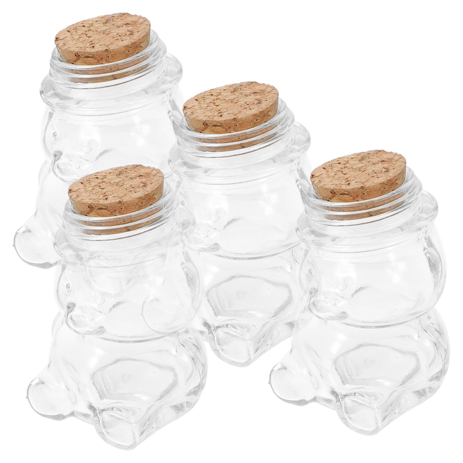 4-delige glazen snoepkruikense - Food Storage Glass Set recensie en prijs