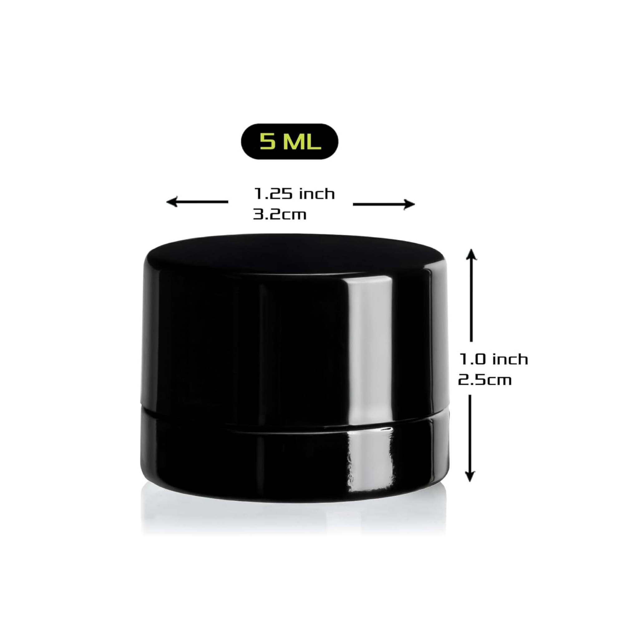 5 ml dikke zwarte glazen potte - Food Storage Glass Set recensie en prijs