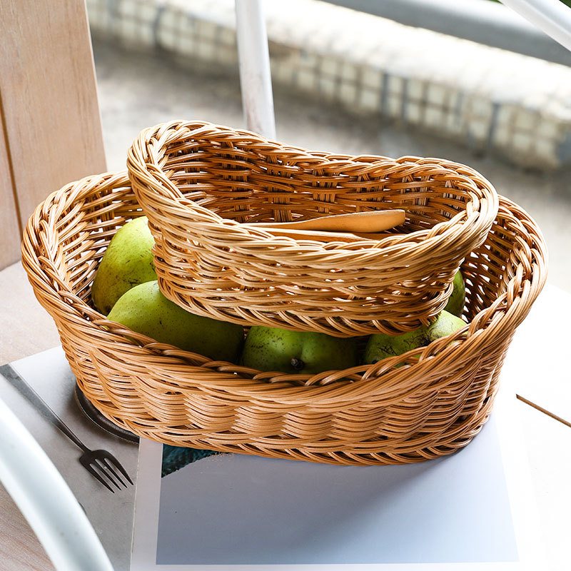 Ovale Rotan Geweven Opbergmand - Food Storage Plant recensie en prijs