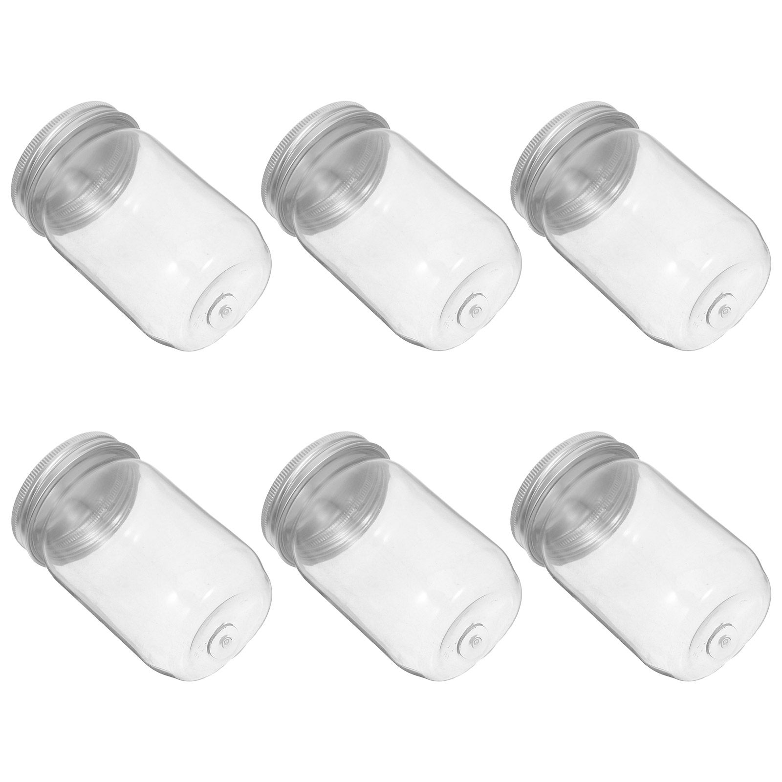 6 stuks doorzichtige plastic m - Food Storage Jars Airtight recensie en prijs