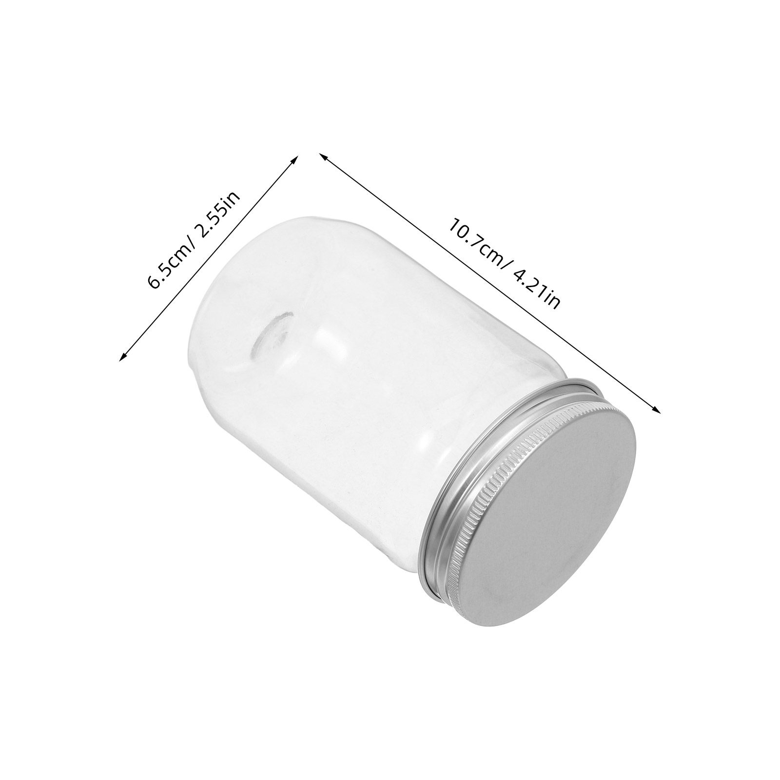 6 stuks doorzichtige plastic m - Food Storage Jars Airtight recensie en prijs