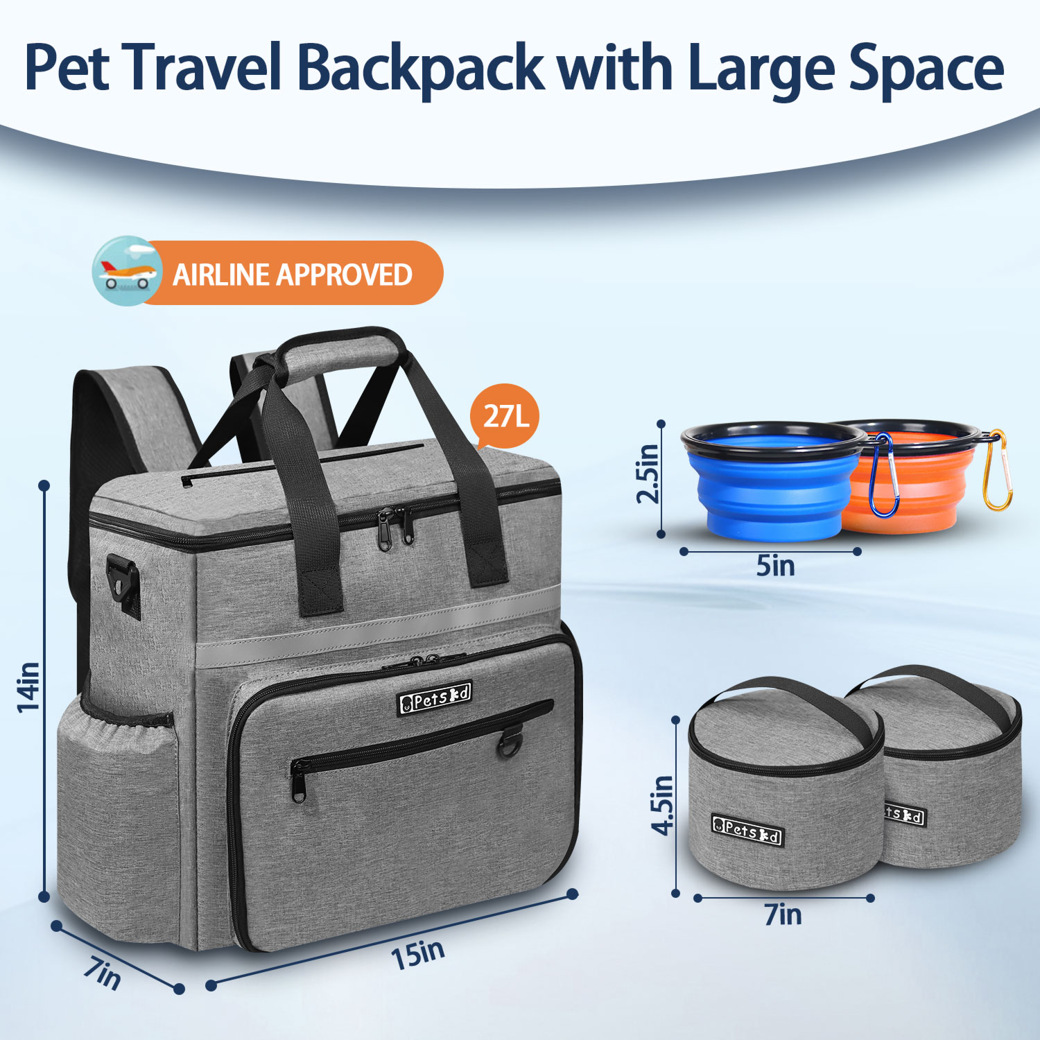 Petskd Outdoor Hond Organizer  - Food Storage Zipper recensie en prijs