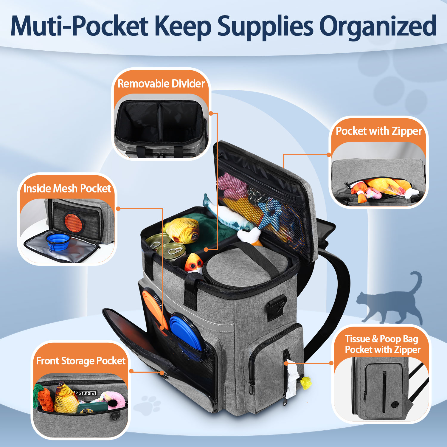 Petskd Outdoor Hond Organizer  - Food Storage Zipper recensie en prijs