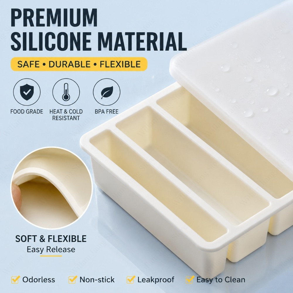 Duurzame siliconen vriesbak me - Storage Food Tray recensie en prijs