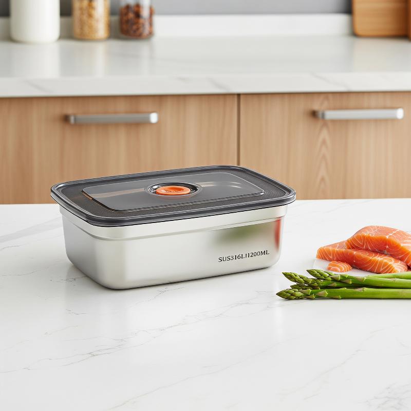 RVS afsluitbare lunchbox, grot - Food Storage Camping recensie en prijs