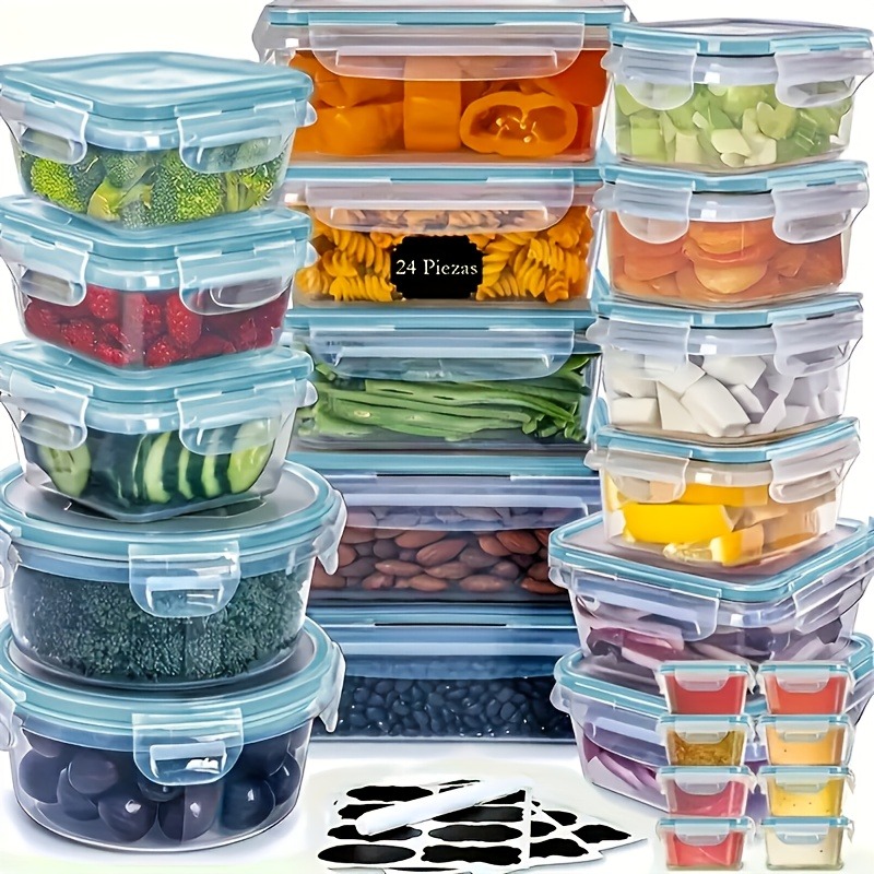 48-delige BPA-vrije voedselbew - Food Storage Containers Set recensie en prijs