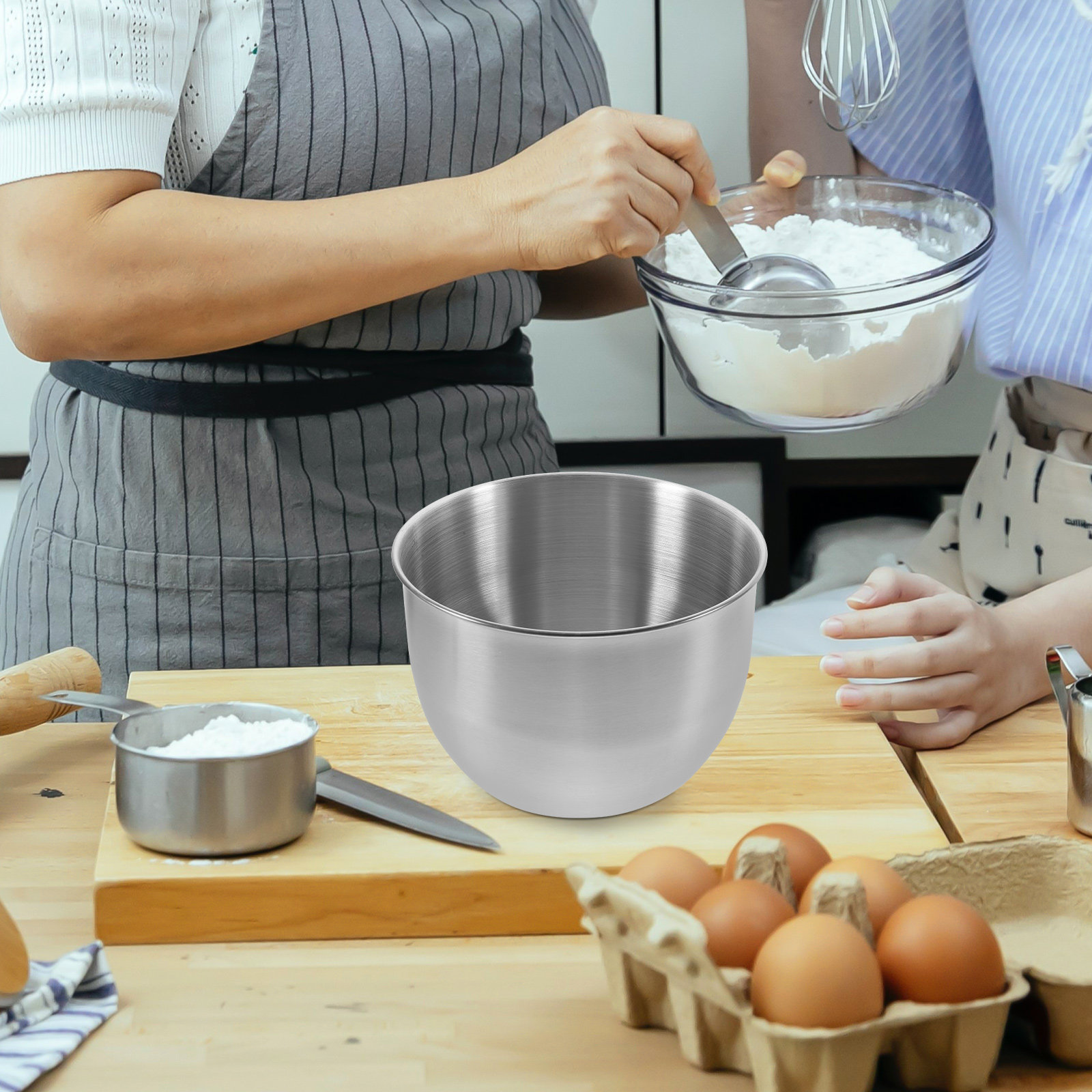 Diepe roestvrijstalen mengkom, - Food Storage Meals recensie en prijs