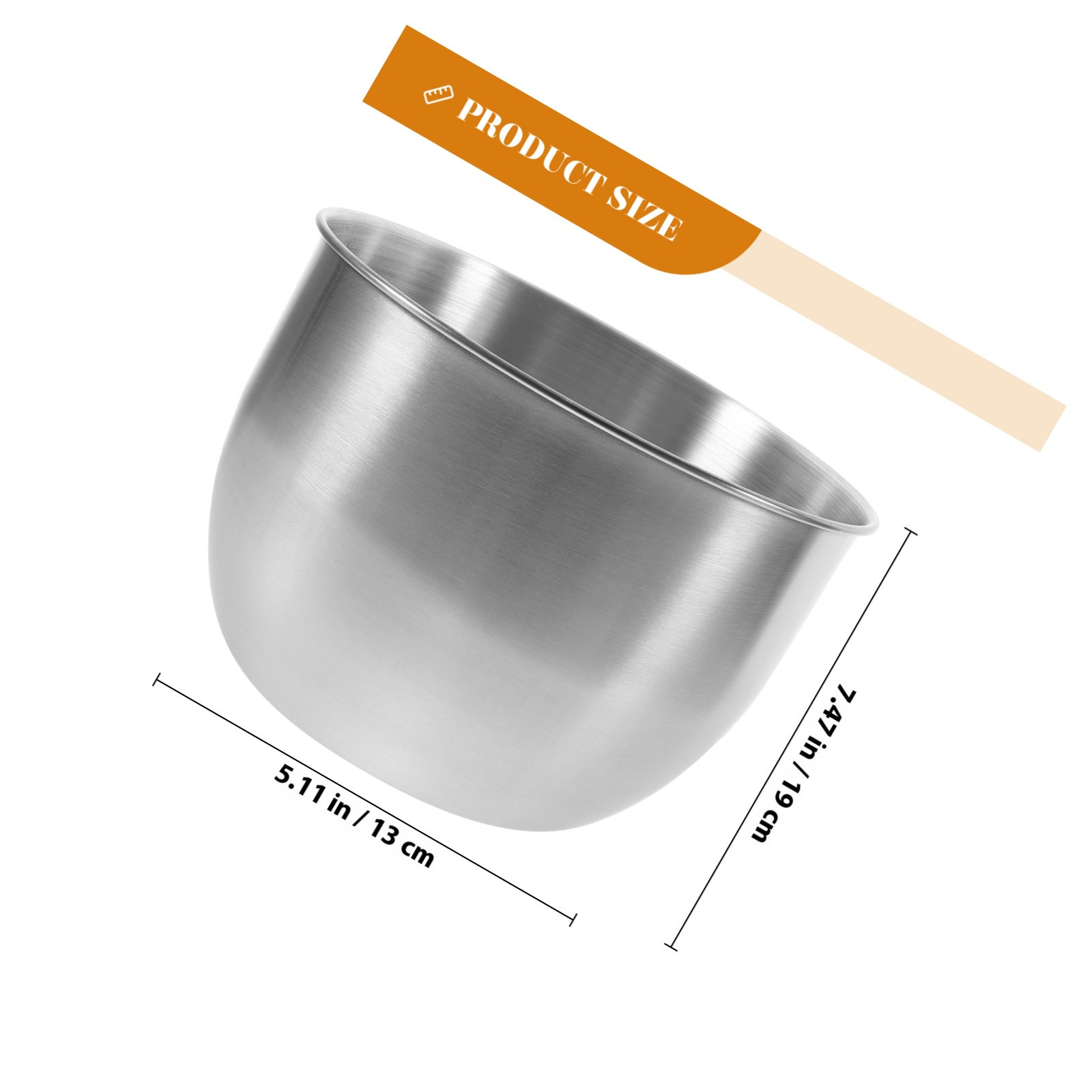 Diepe roestvrijstalen mengkom, - Food Storage Meals recensie en prijs