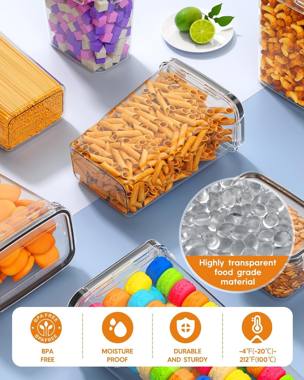 24 stuks luchtdichte voorraadd - Food Storage Lid recensie en prijs