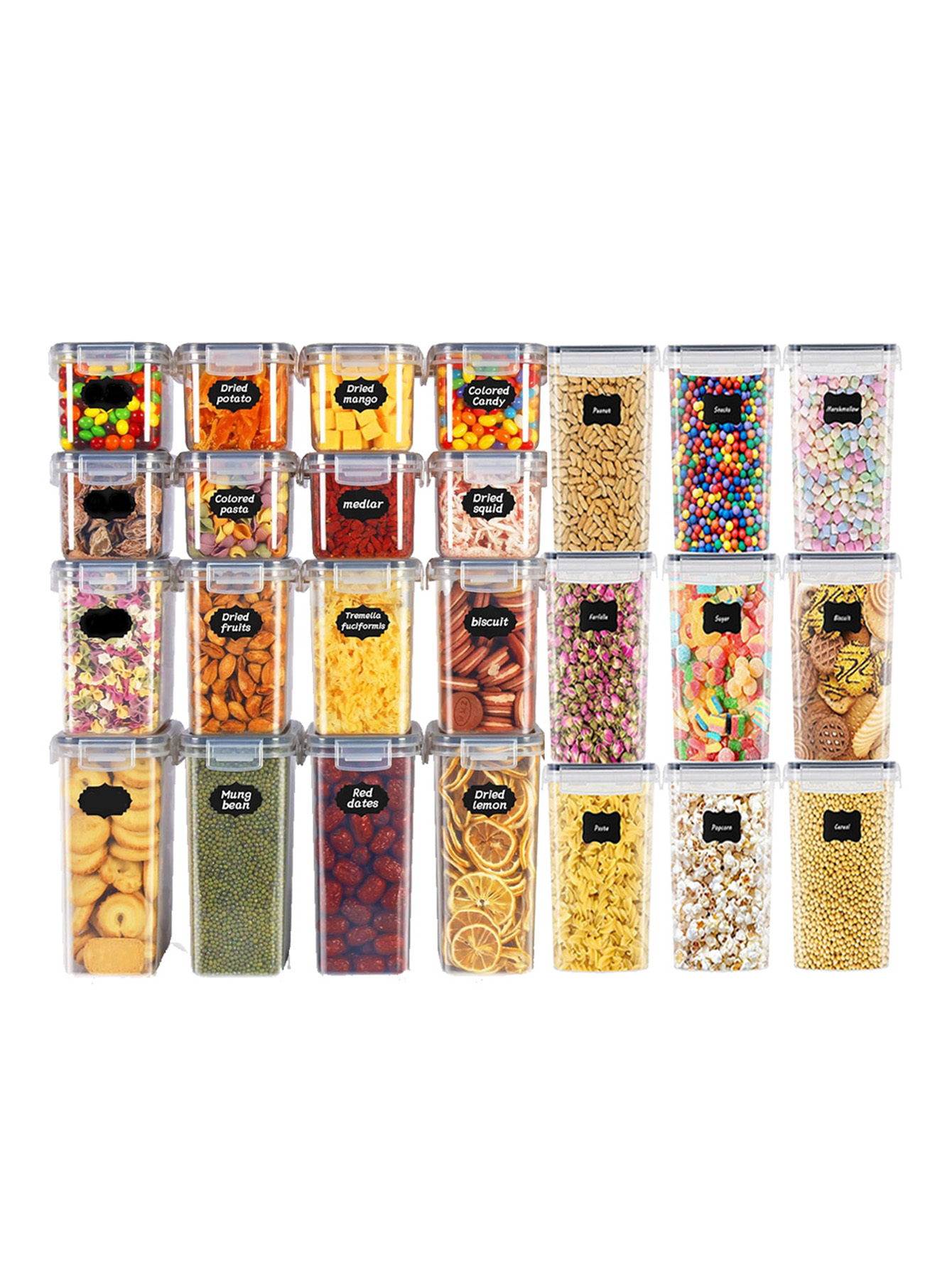 48 stuks, verzegelde voedselbe - Food Storage Containers Set recensie en prijs
