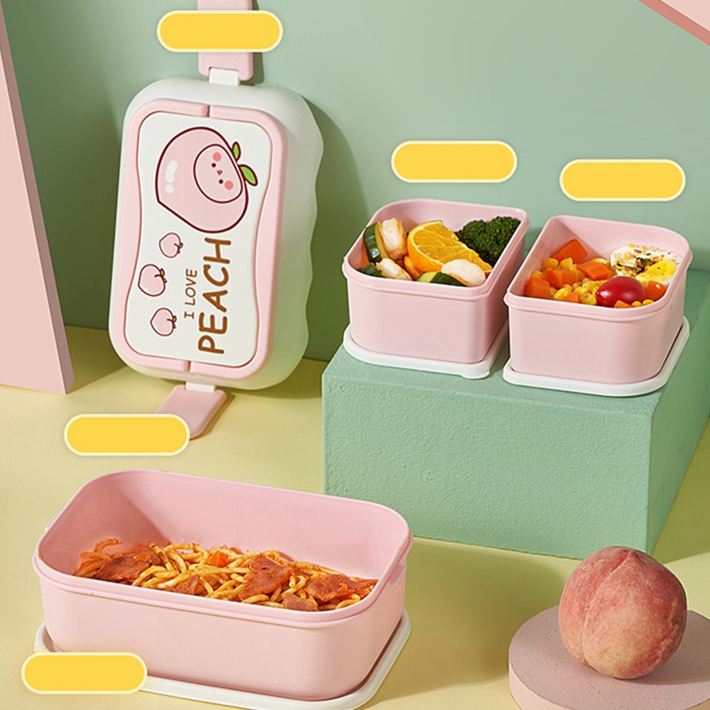 Praktische lunchbox met 3 comp - Food Storage Practices recensie en prijs
