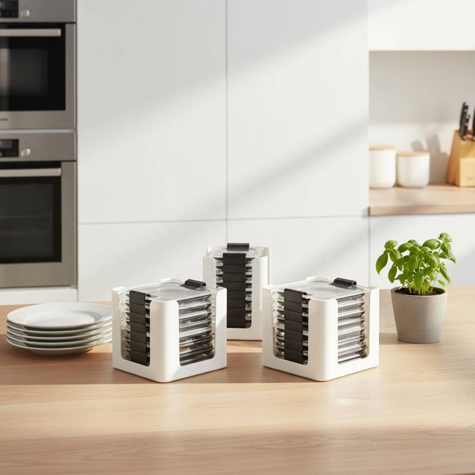 3-delige dekselopbergrek recht - Food Storage Rack For Kitchen recensie en prijs