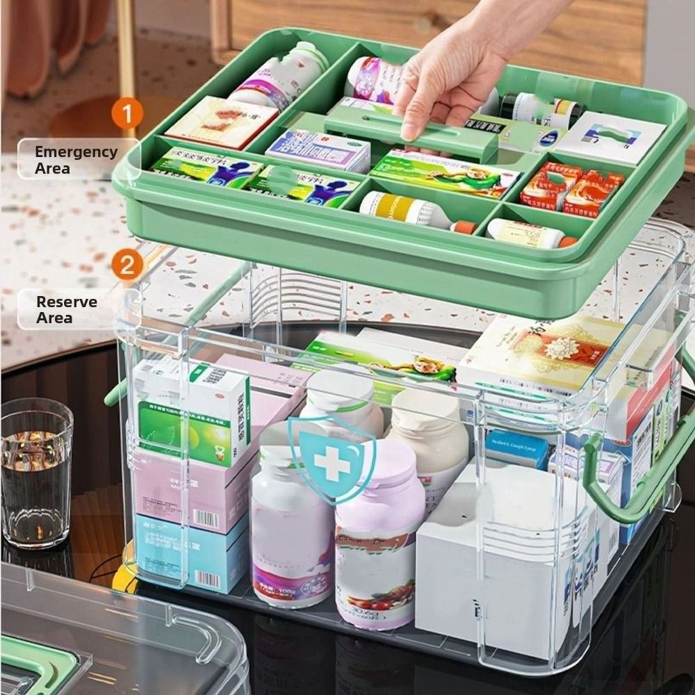 Eenvoudige pilendoos met dubbe - Food Storage Emergency recensie en prijs